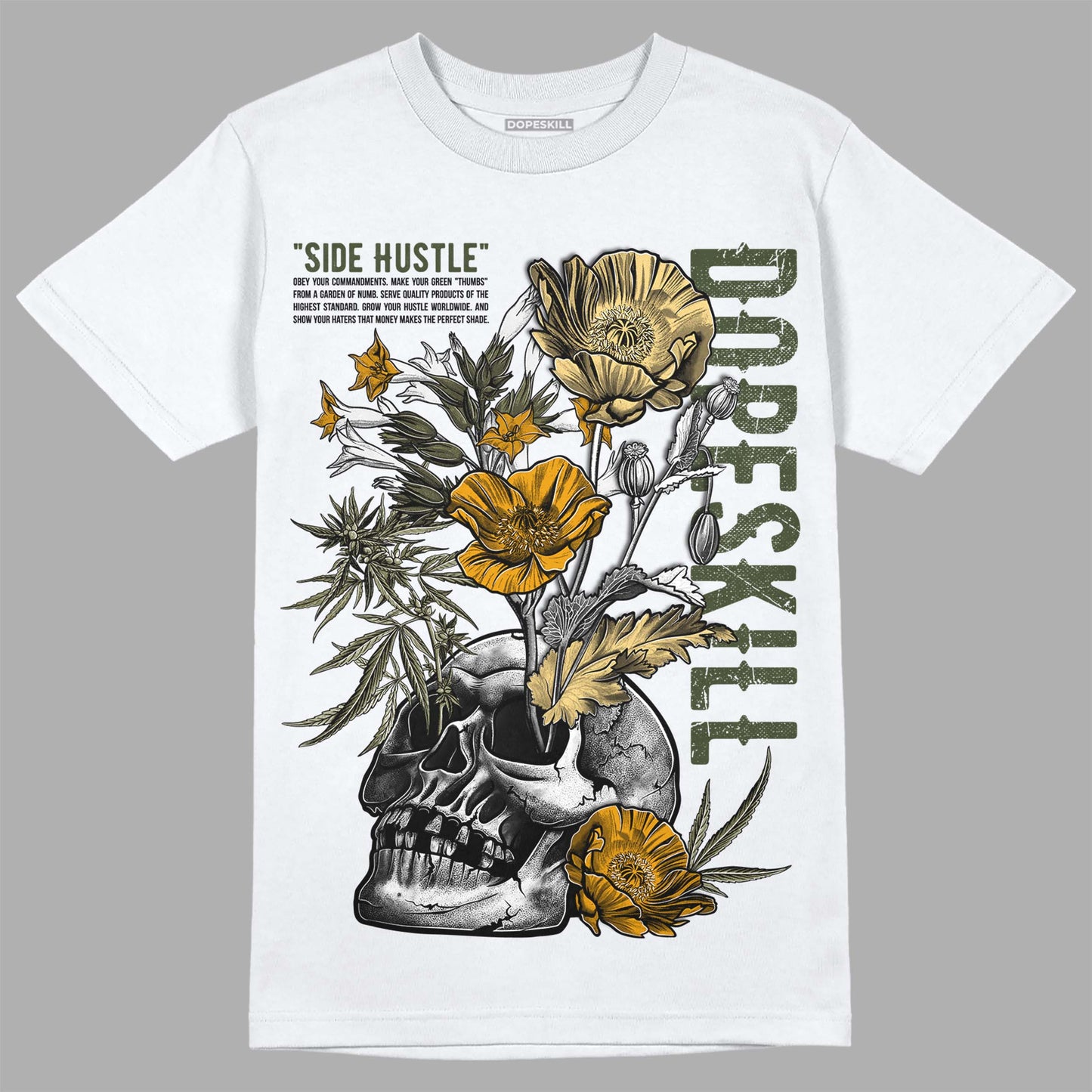 Craft Olive 4s DopeSkill T-Shirt Side Hustle Graphic