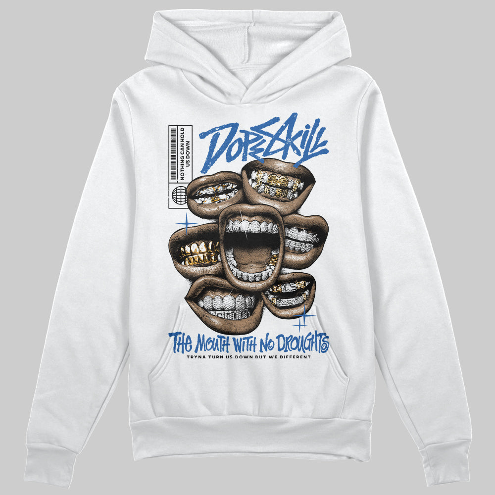 Blueberry 12s DopeSkill Hoodie Sweatshirt The Mouth With No Droughts Graphic
