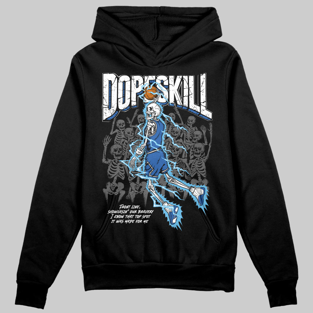 Blueberry 12s DopeSkill Hoodie Sweatshirt Thunder Dunk Graphic