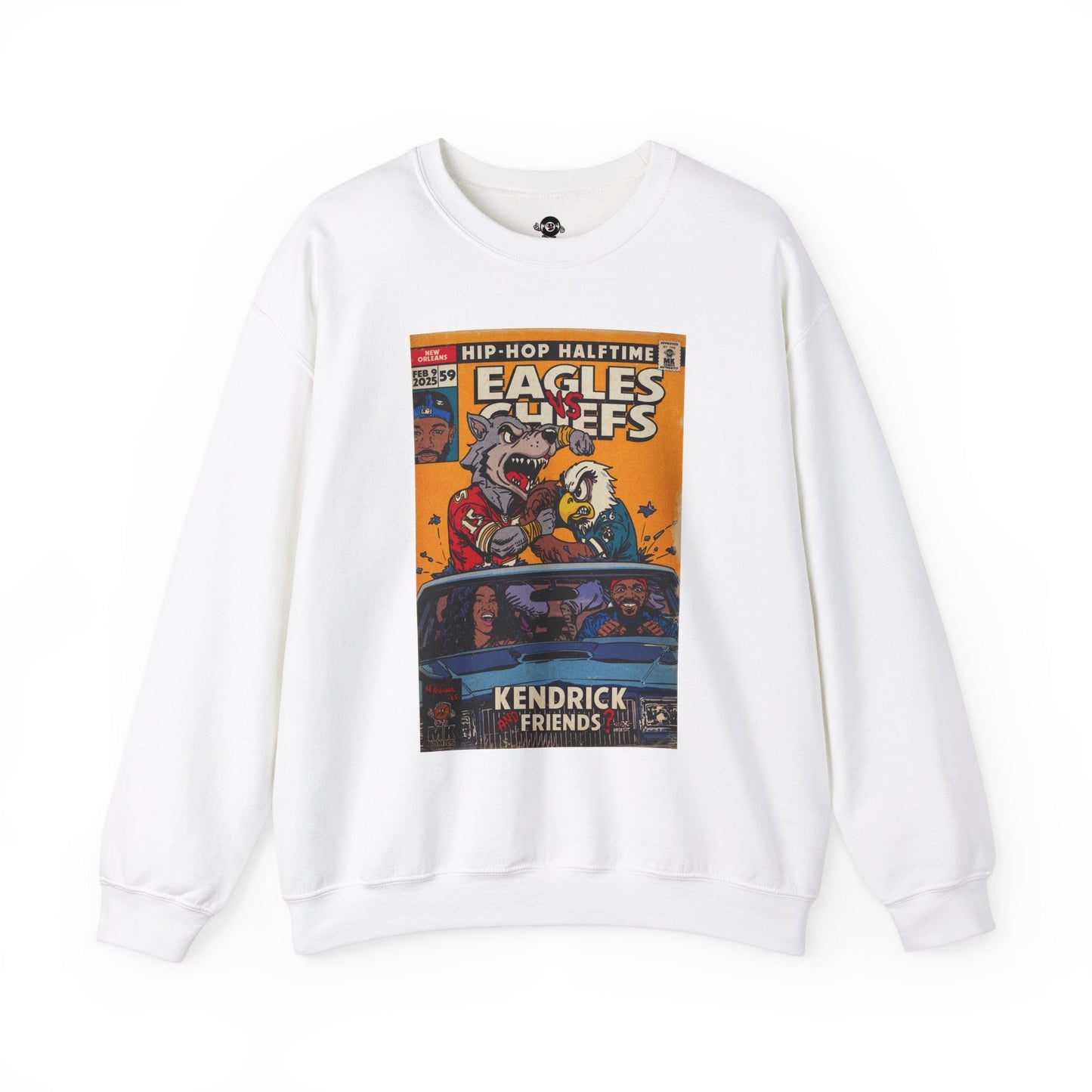 2025 Halftime - Eagles vs Chiefs - Unisex Heavy Blendâ„¢ Crewneck Sweatshirt