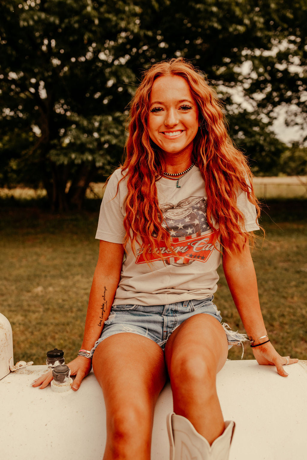 AmeriCAN Beer Graphic Tee Shirt