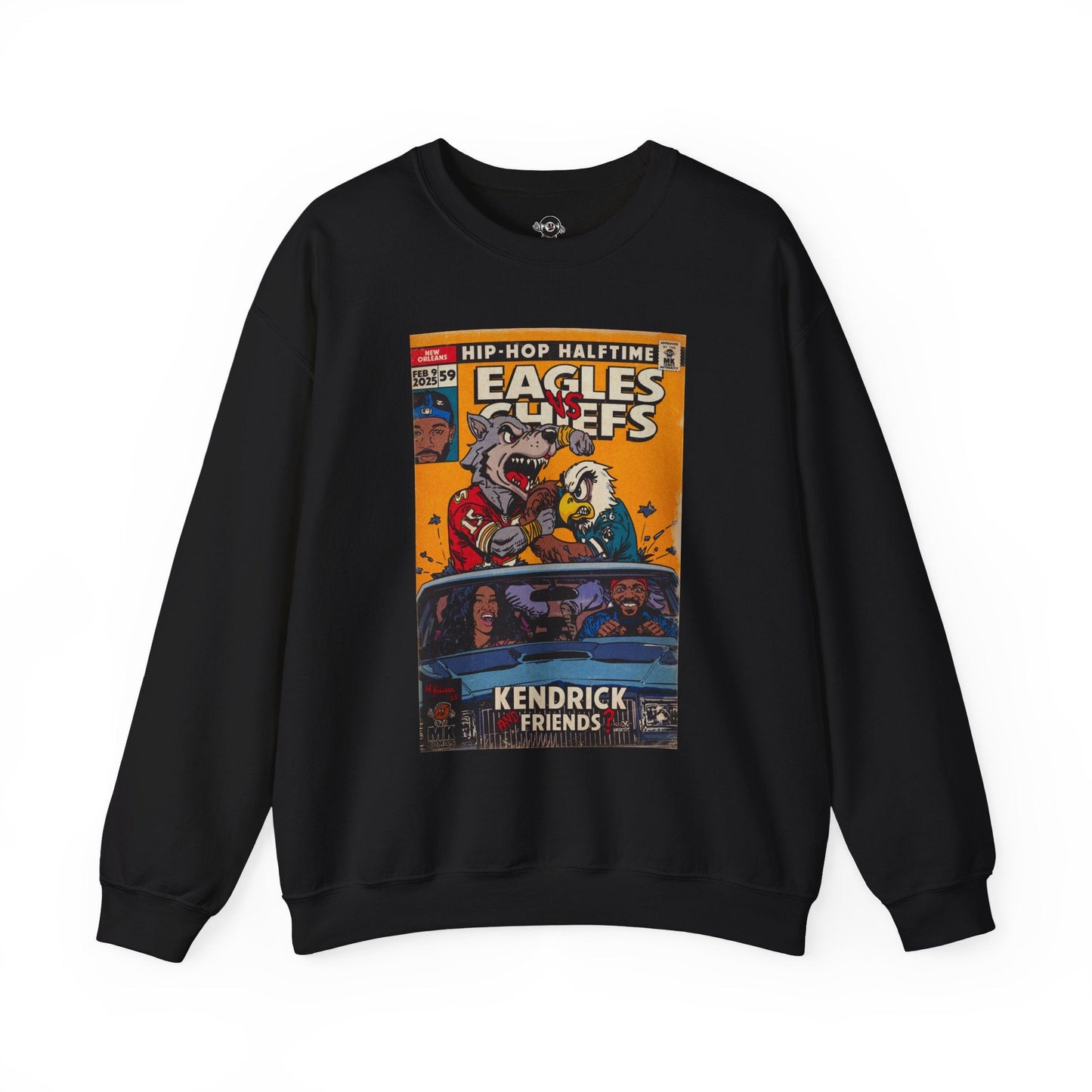 2025 Halftime - Eagles vs Chiefs - Unisex Heavy Blendâ„¢ Crewneck Sweatshirt