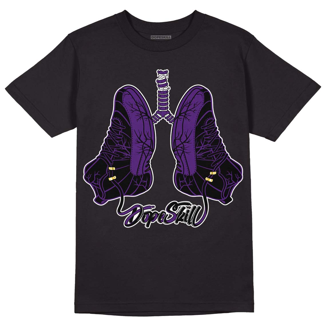 Field Purple 12s DopeSkill T-Shirt Breathe Graphic