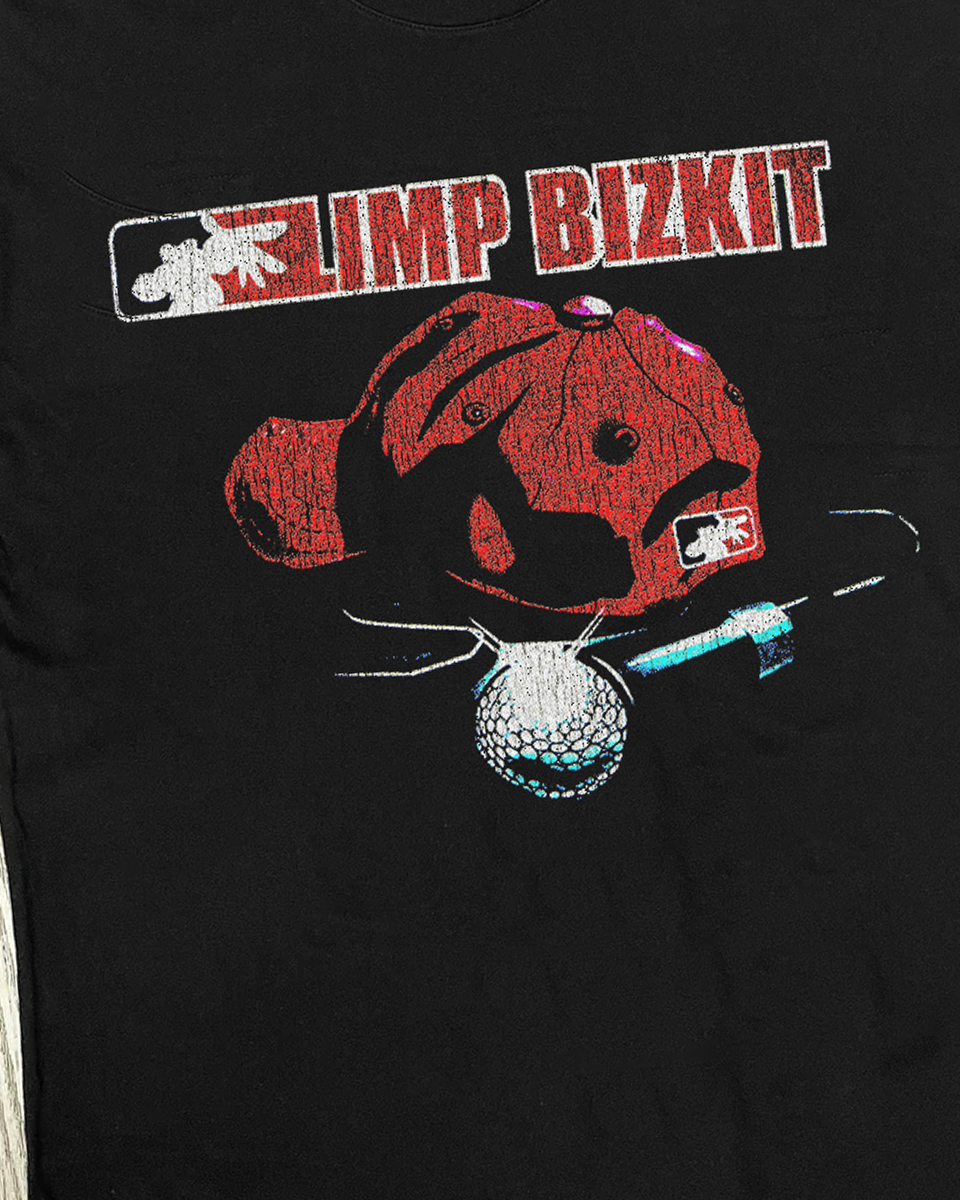 '00 LIMP BIZKIT CUT OFF BLACK SHIRT