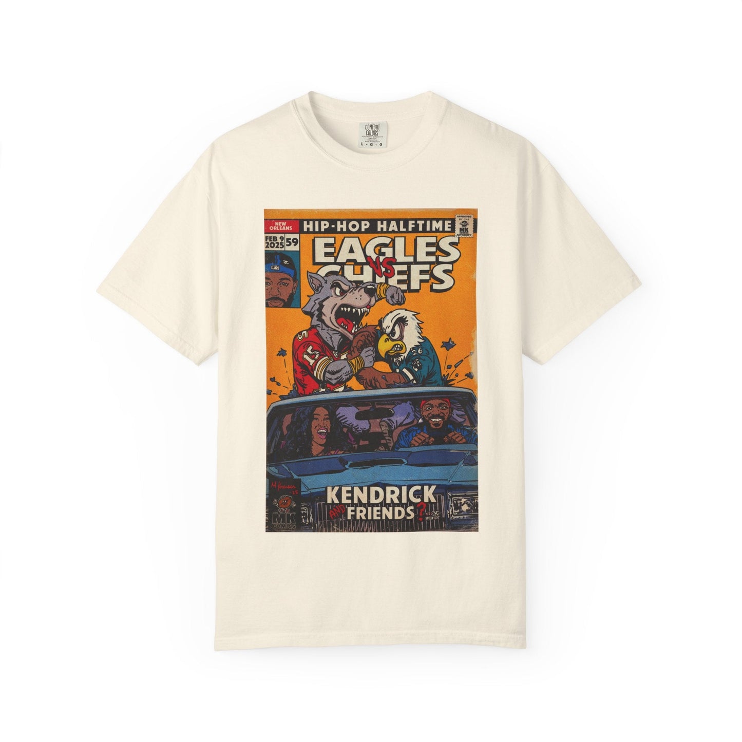 2025 Halftime - Eagles vs Chiefs - Unisex Comfort Colors T-shirt