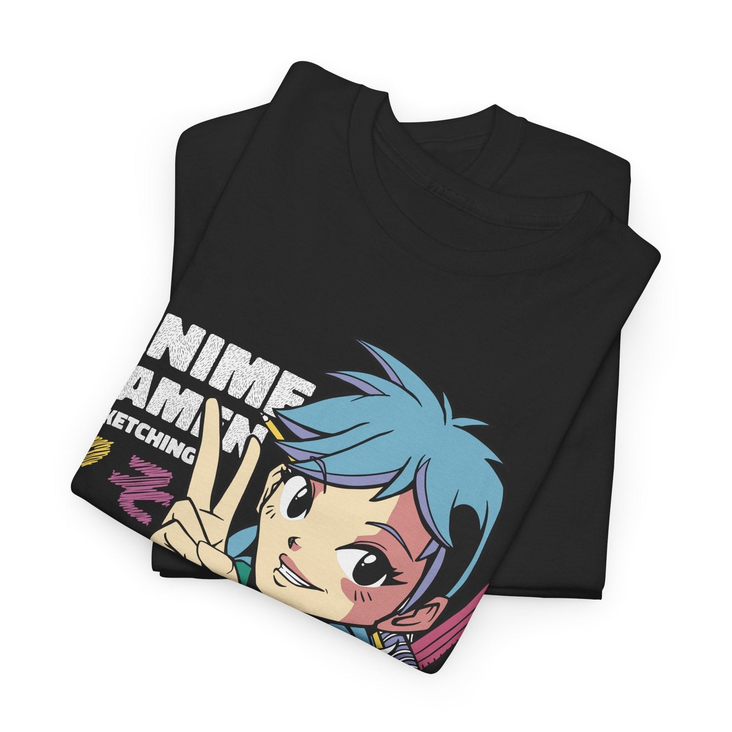 Anime Ramen & Sketching Shirt Anime Graphic Tee