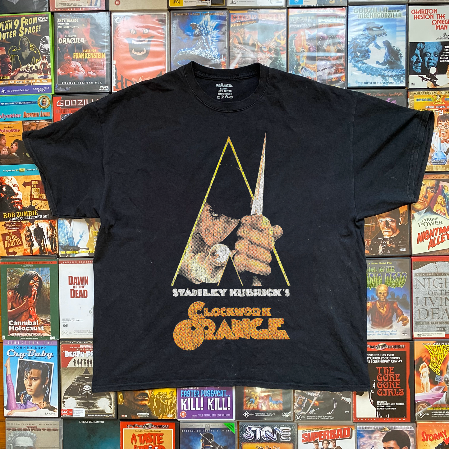 A CLOCKWORK ORANGE VINTAGE BLACK T-SHIRT