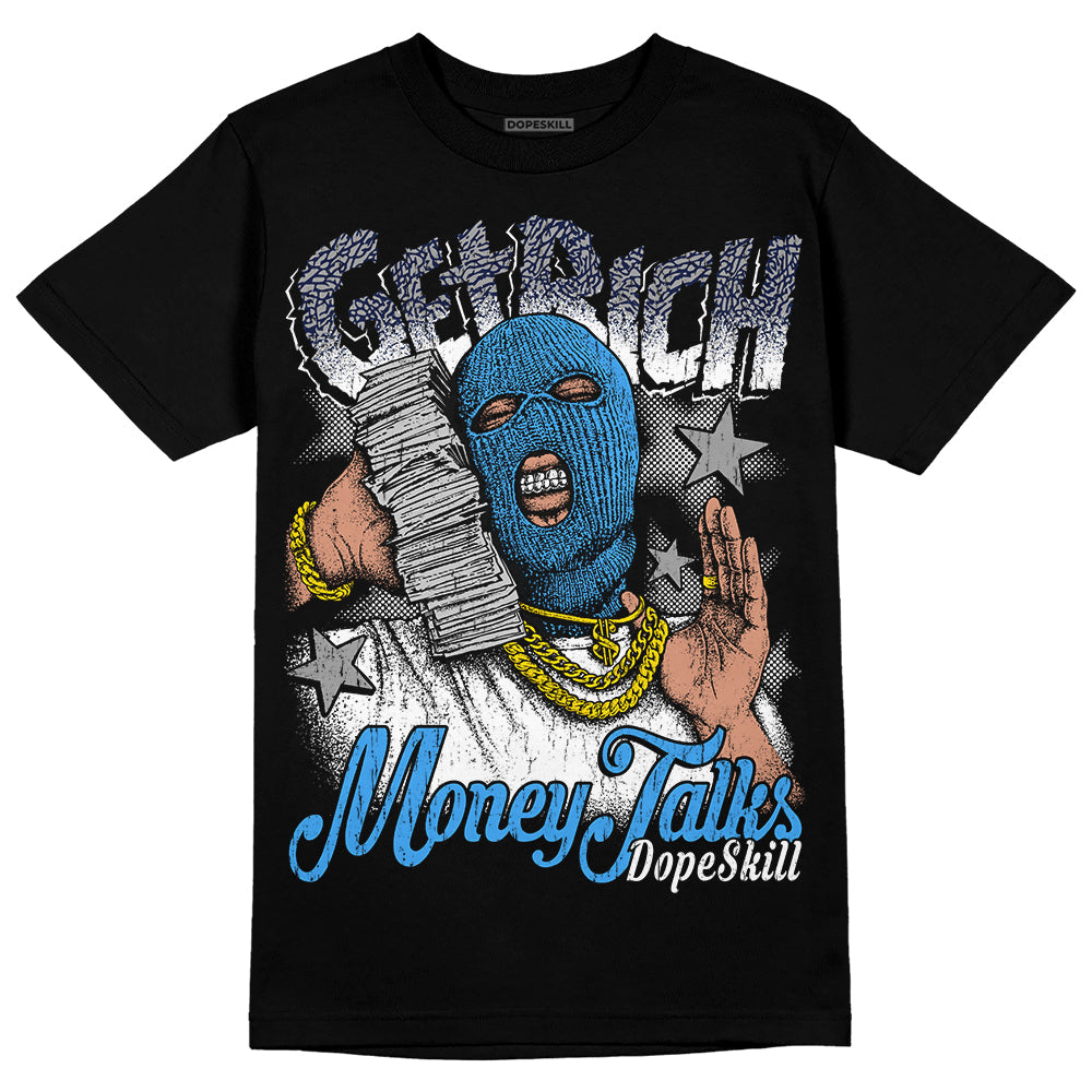 AJ Spizike White Obsidian DopeSkill T-Shirt Get Rich Graphic