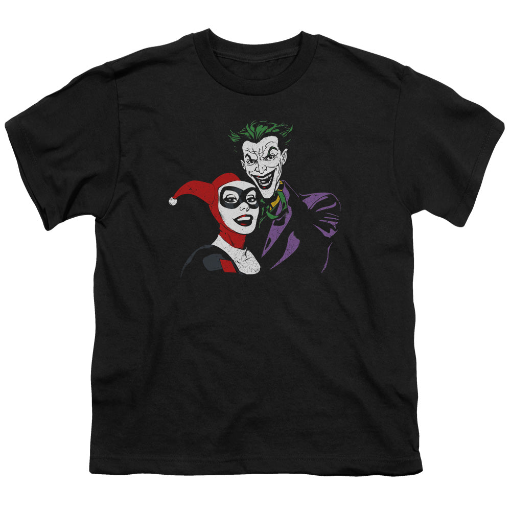 Batman Joker & Harley Kids Youth T Shirt Black