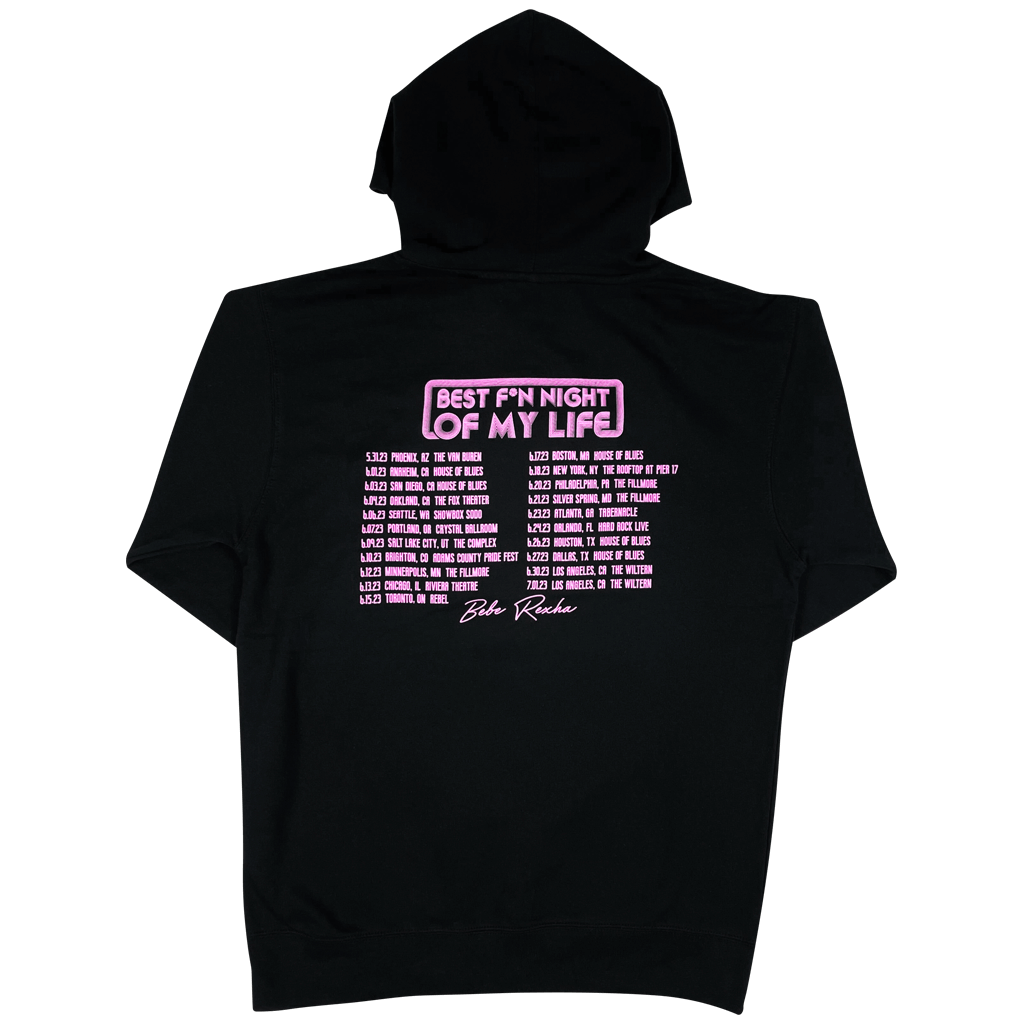 Best F*n Night Tour Black Hoodie