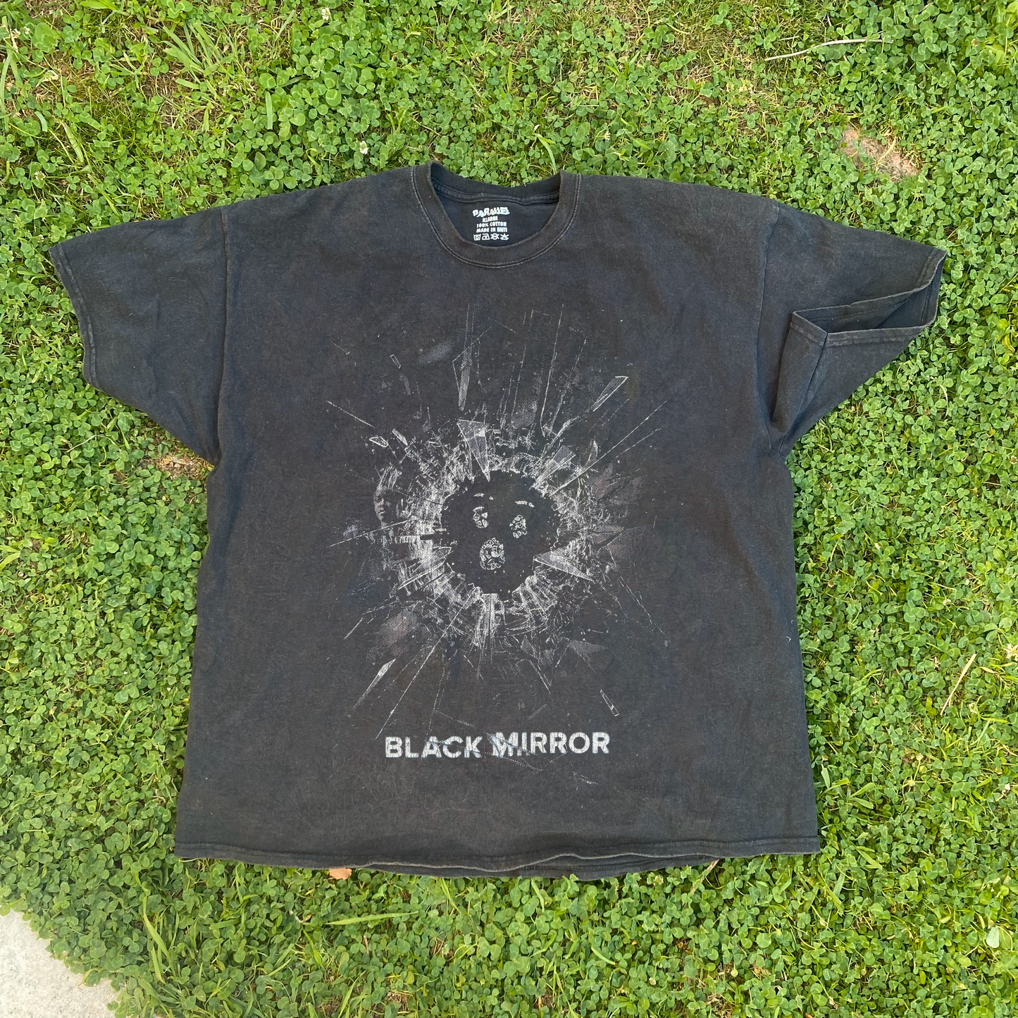 BLACK MIRROR PROMO VINTAGE BLACK T-SHIRT