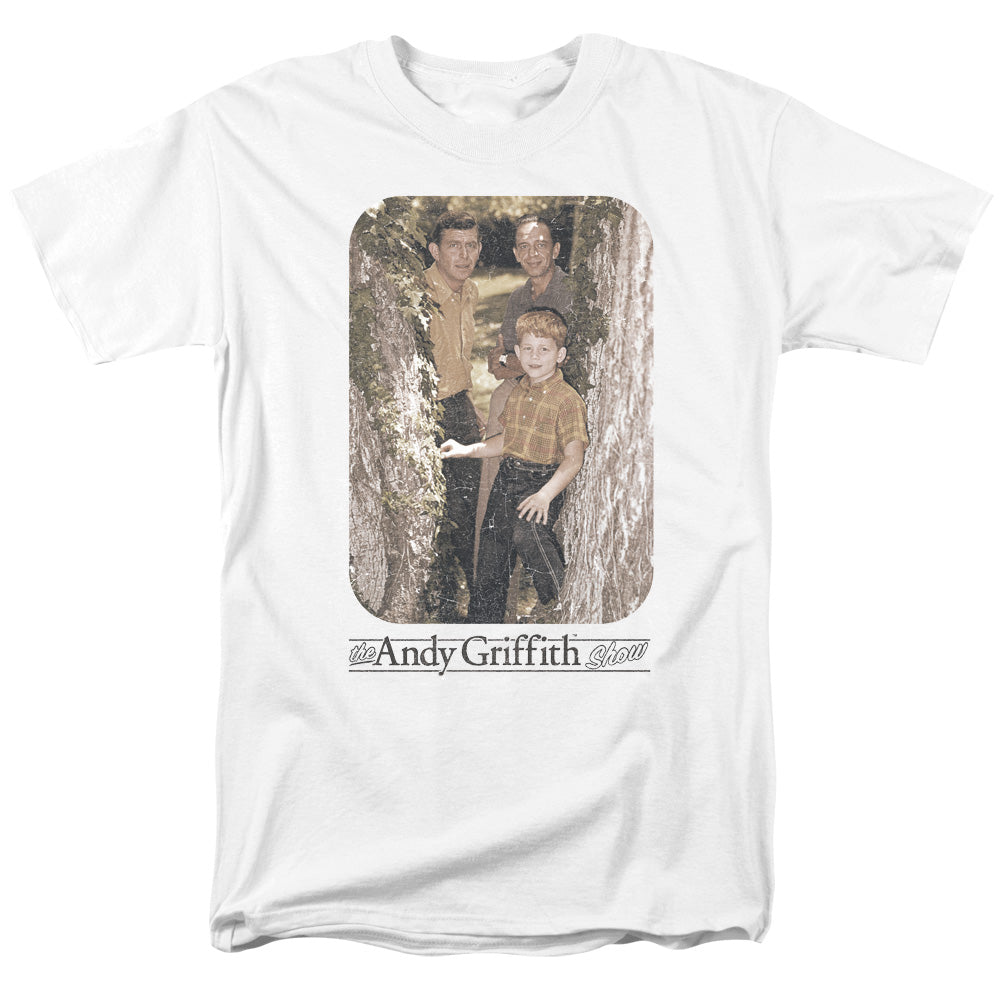 Andy Griffith Tree Photo Mens T Shirt White