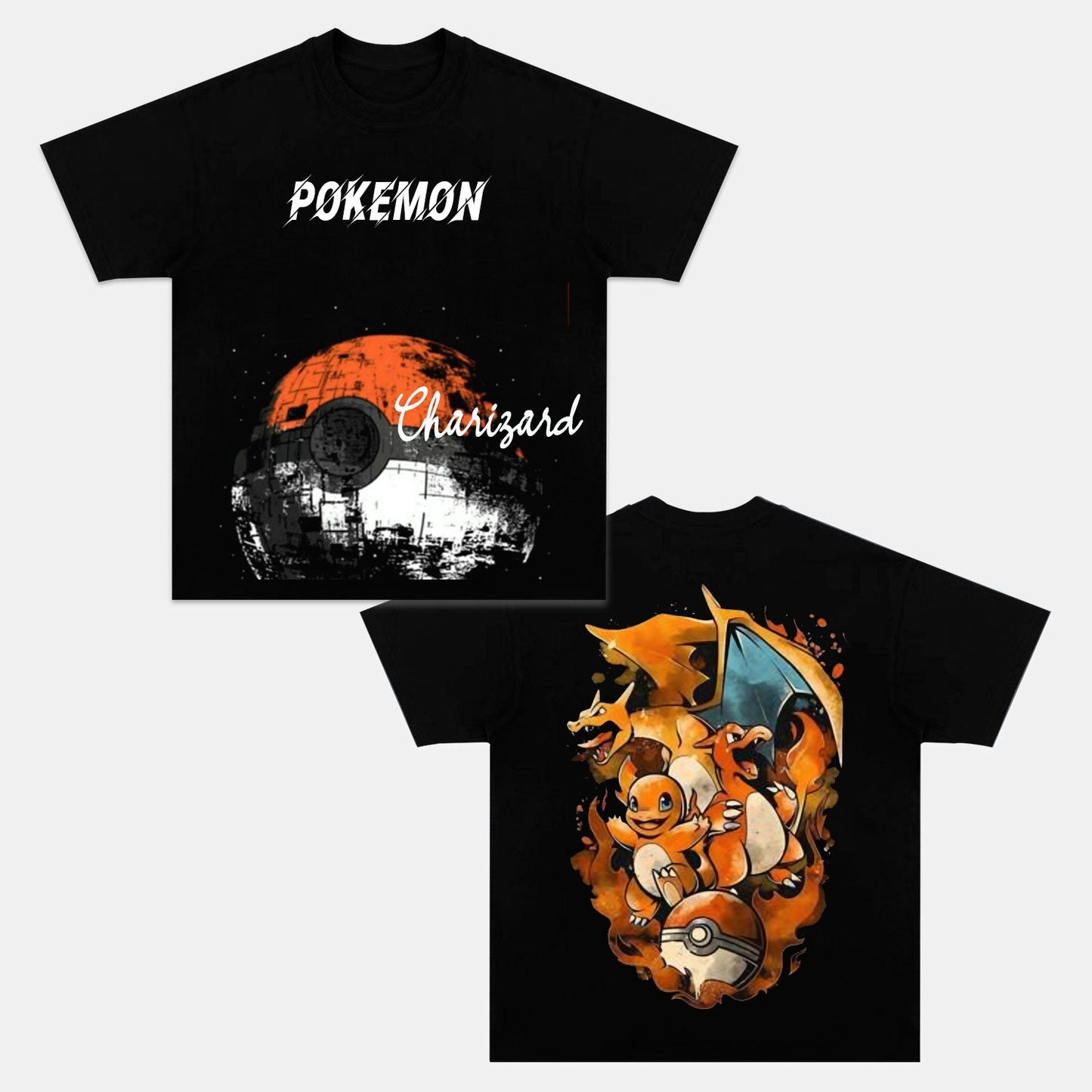 CHARIZARD UNISEX ANIME INSPIRED VINTAGE T-SHIRT丨POKÉMON Style002