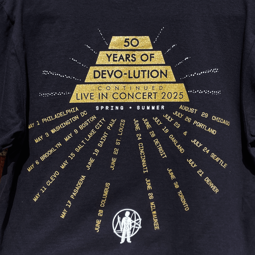 50 Years of Devolution 2025 Black Tour T-Shirt