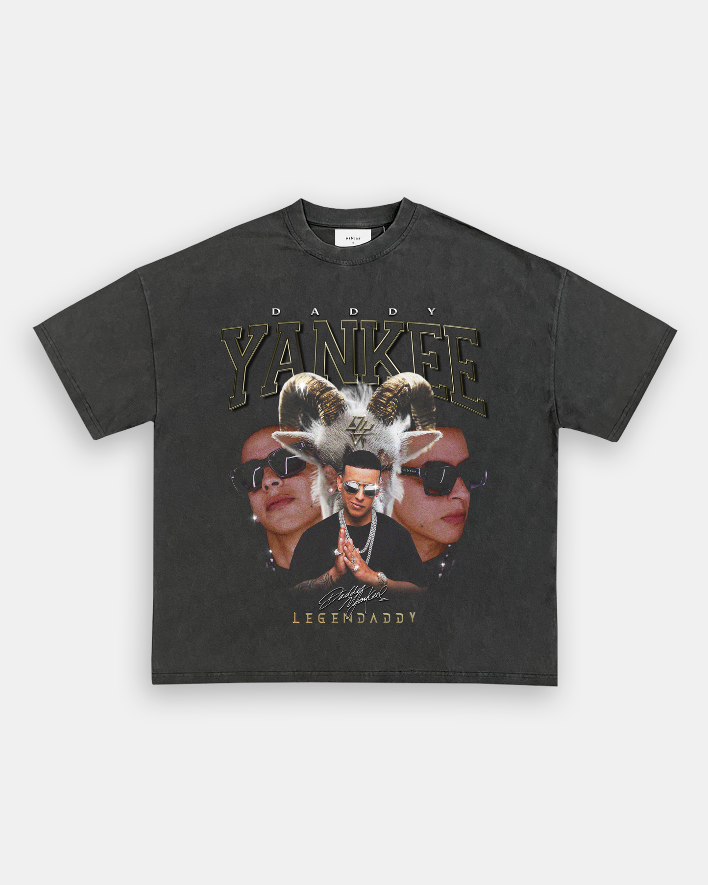 DADDY YANKEE LEGENDADDY VINTAGE TEE Style002