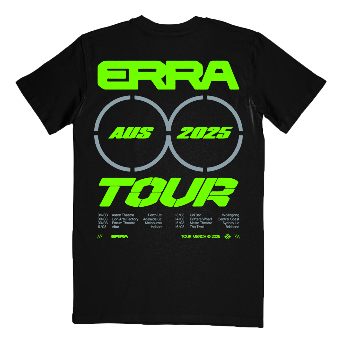 Aus Tour 2025 T-Shirt