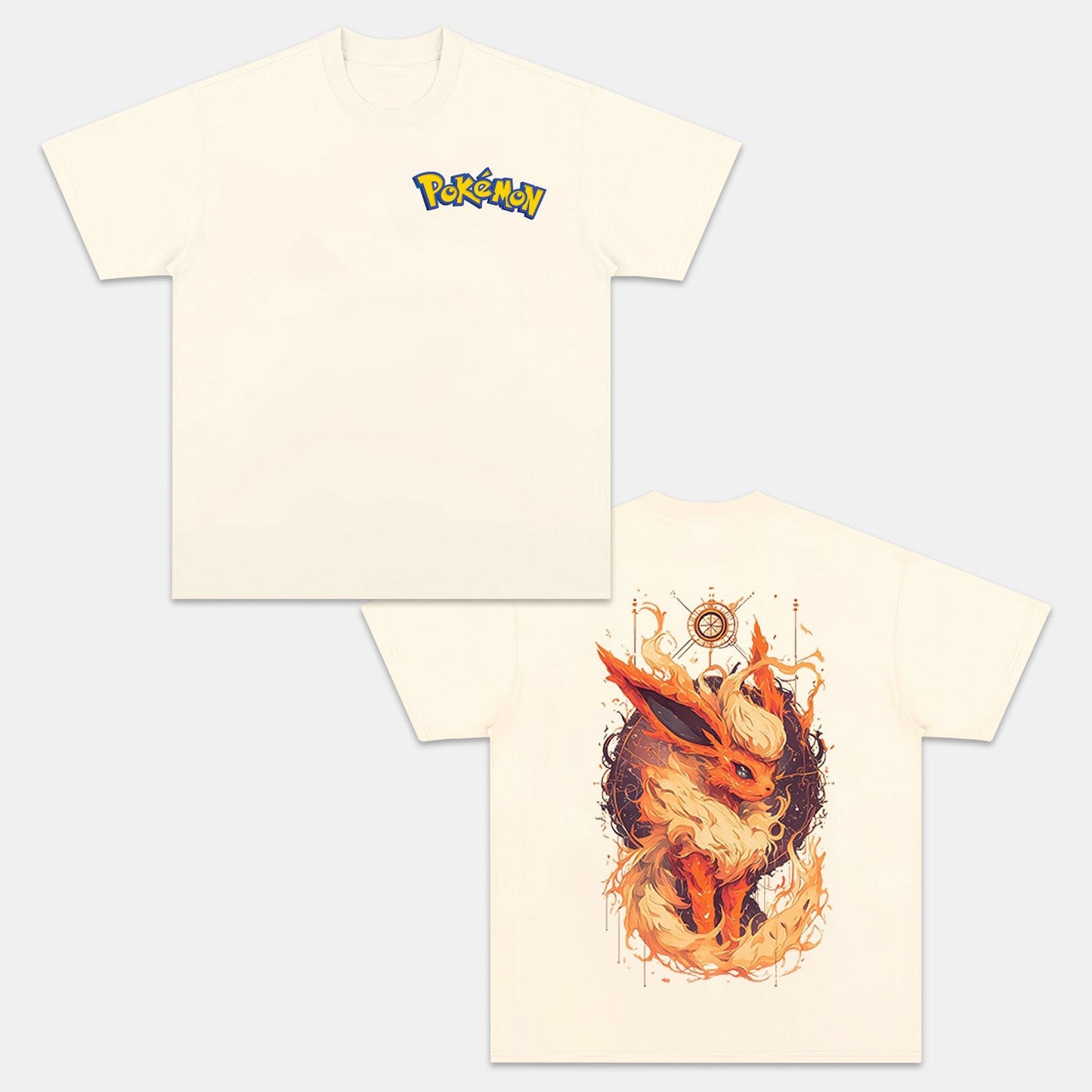 FLAREON UNISEX ANIME INSPIRED VINTAGE T-SHIRT丨POKÉMON