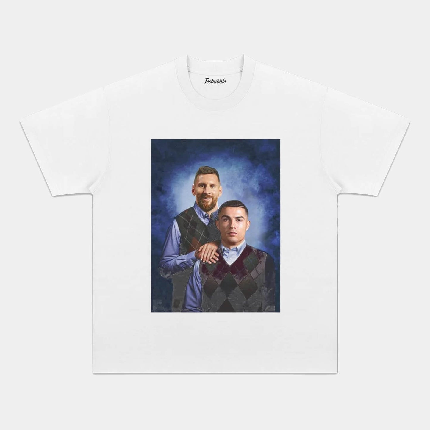FUNNY MESSI RONALDO TEE
