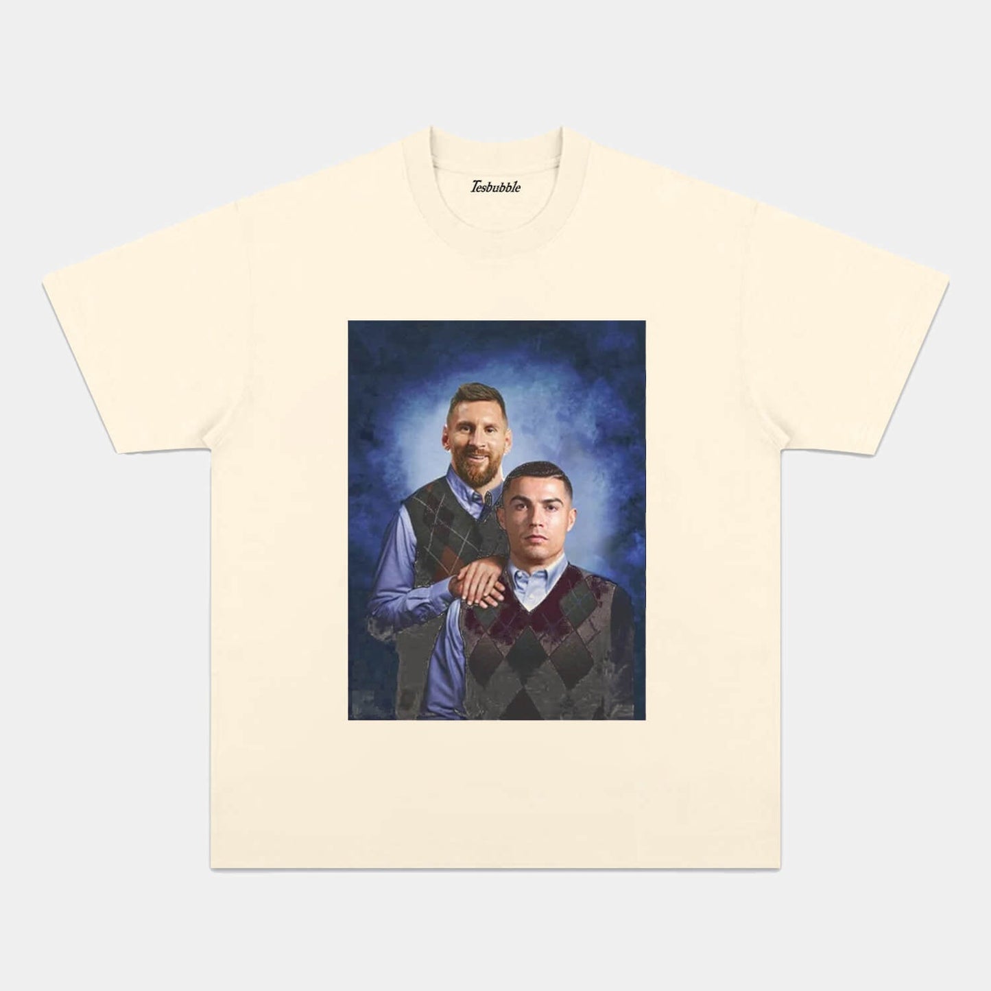 FUNNY MESSI RONALDO TEE
