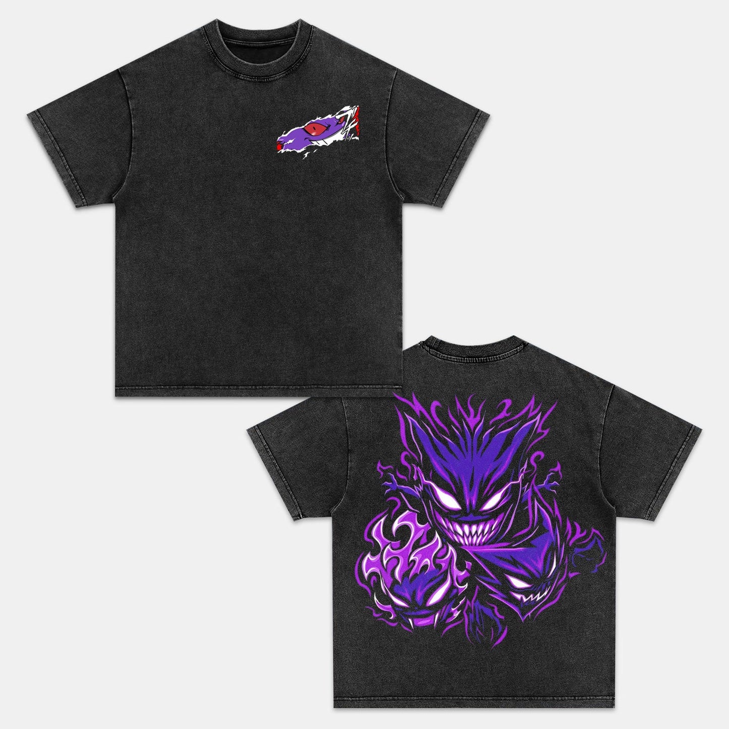 GENGAR UNISEX ANIME INSPIRED VINTAGE T-SHIRT丨POKÉMON Style004