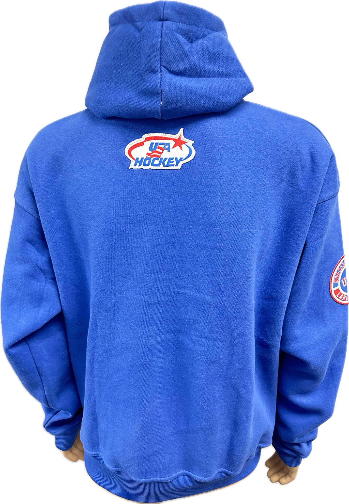 1980 Miracle on Ice 45th Anniversary (1980-2025) Official Side Zip Hoodie Embroidered