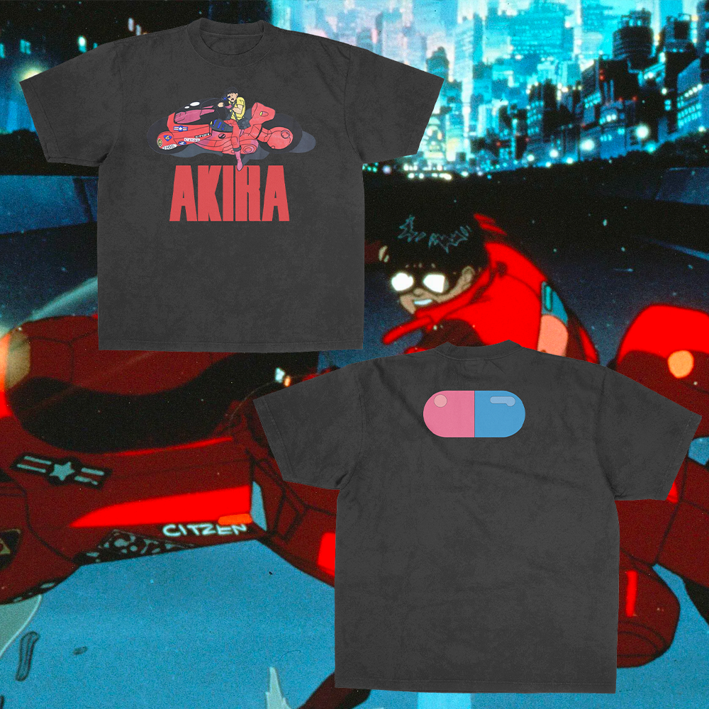 Akira Vintage Black Tee