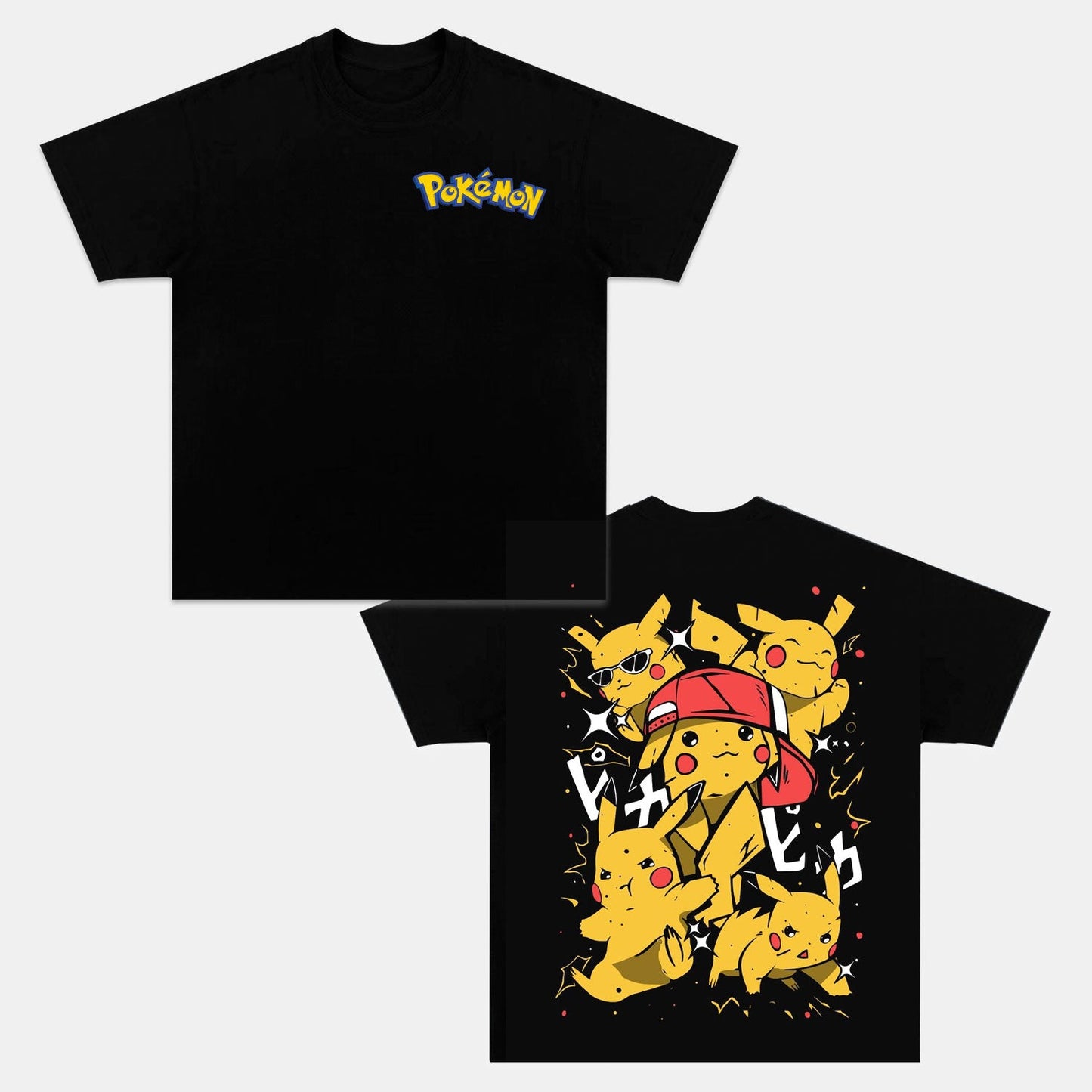 PIKACHU UNISEX ANIME INSPIRED VINTAGE T-SHIRT丨POKÉMON