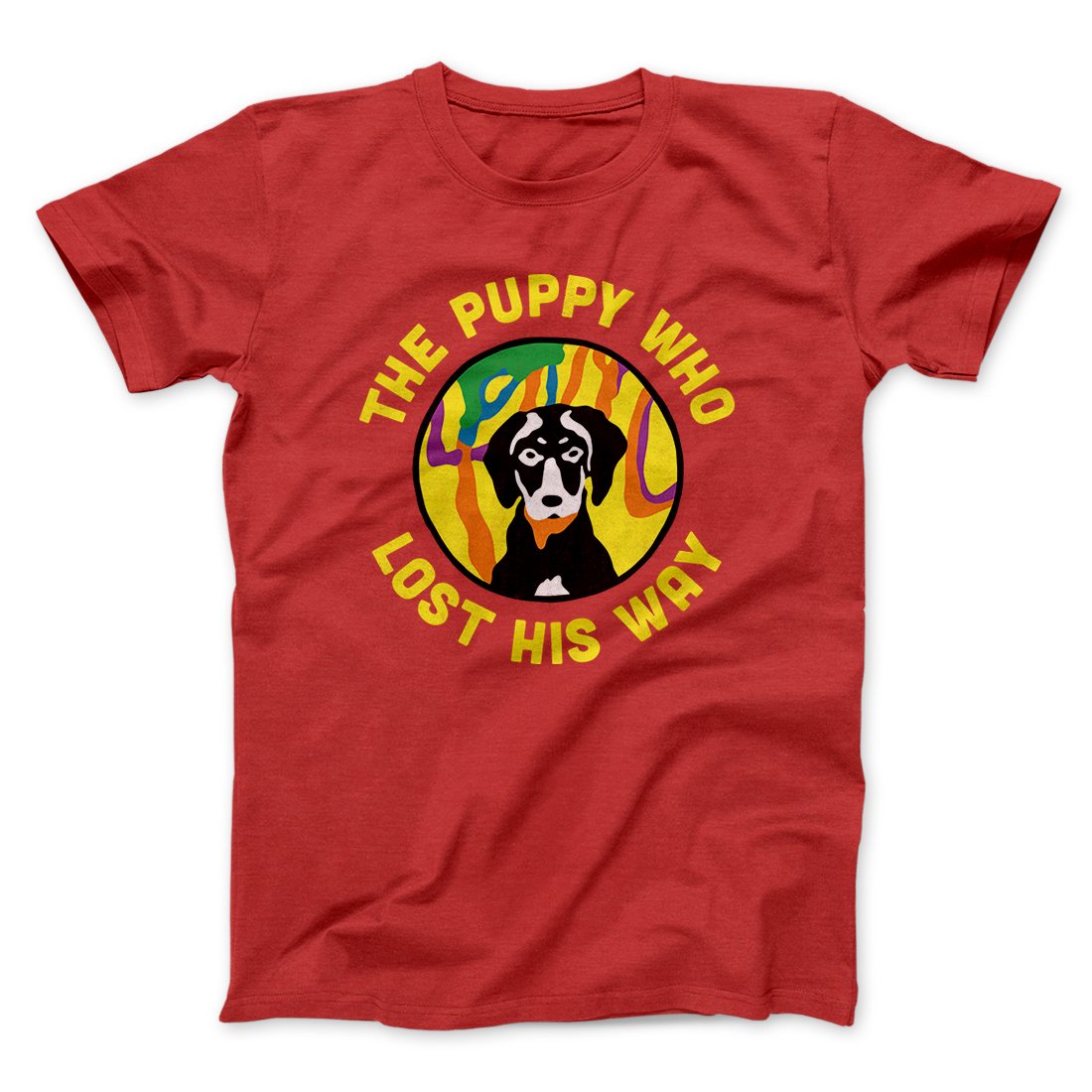 The Puppy Who Lost His Way Funny Movie Men/Unisex T-Shirt