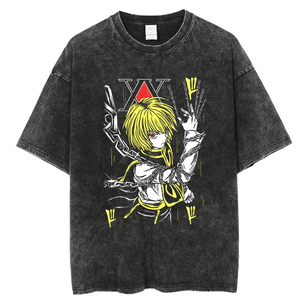 Hunter x Hunter Kurapika Shirt Vintage Style Anime Shirt Style005