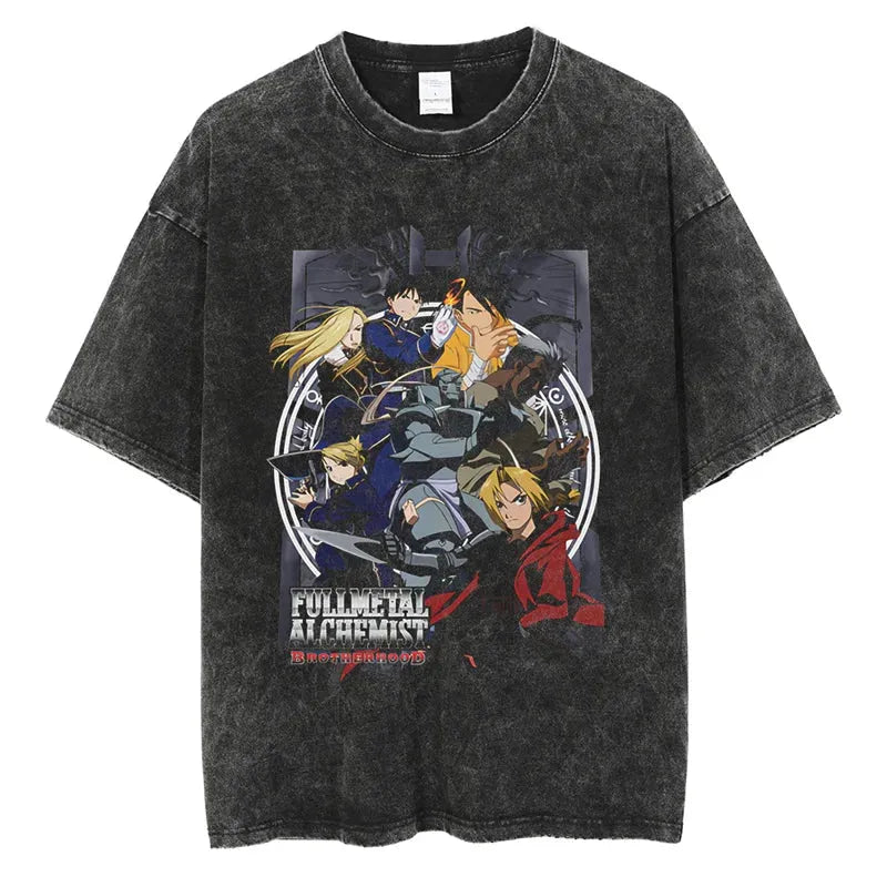 Fullmetal Alchemist Shirt Vintage Style Anime Shirt Style002