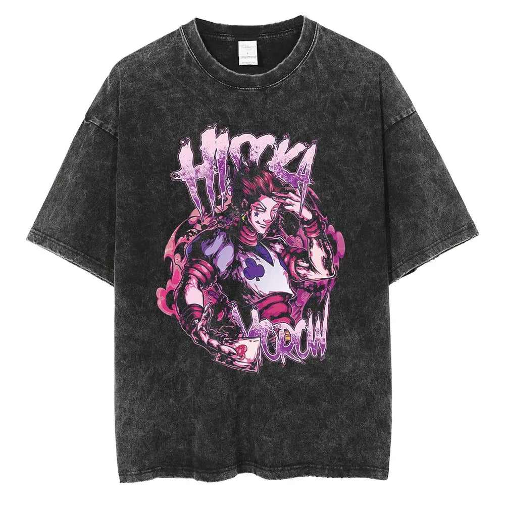 Hunter x Hunter Hisoka Shirt Vintage Style Anime Shirt Style002