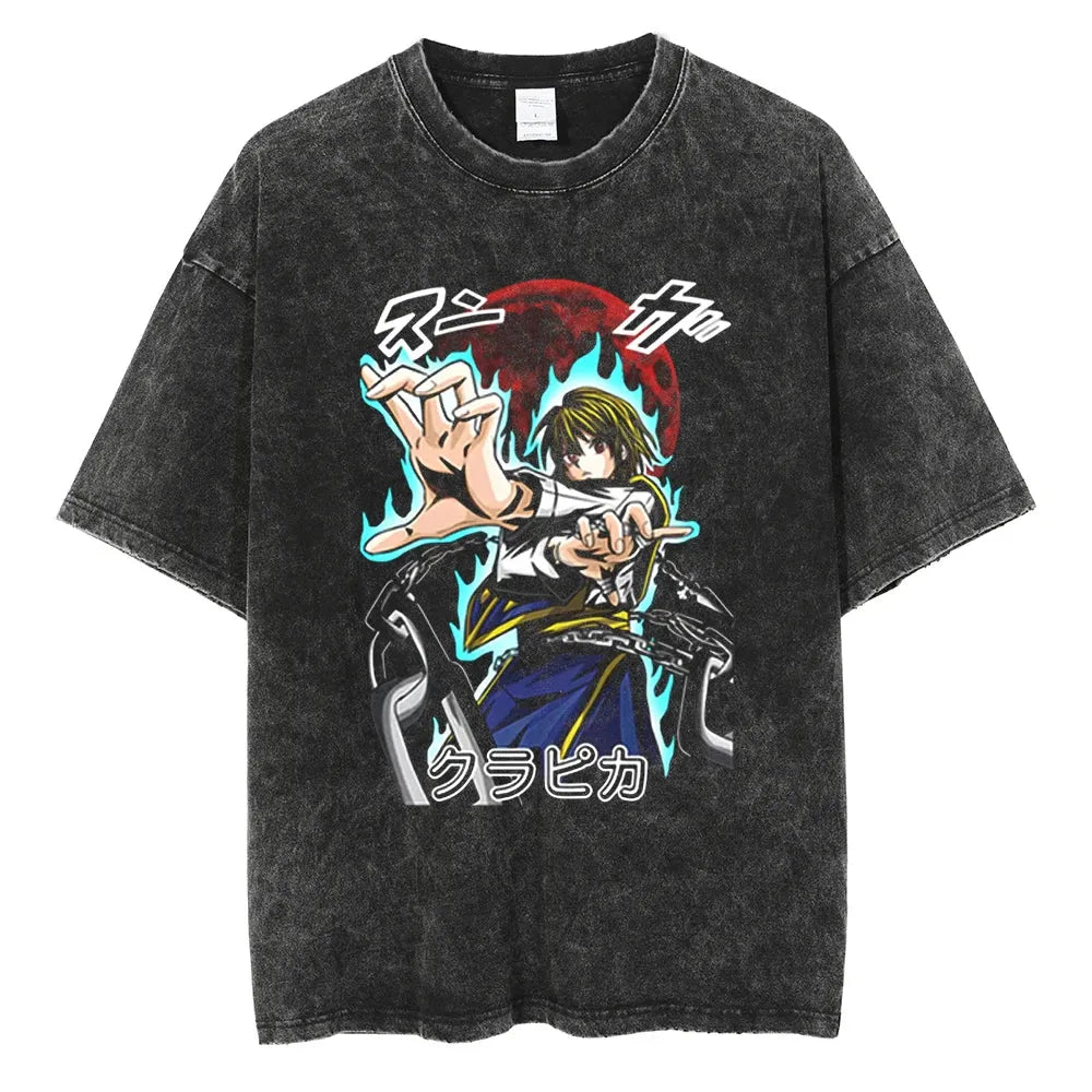 Hunter x Hunter Kurapika Shirt Vintage Style Anime Shirt Style003