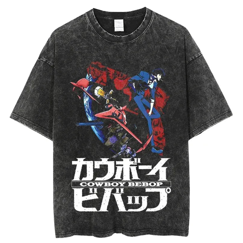 Cowboy Bebop Shirt Vintage Style Anime Shirt Style007
