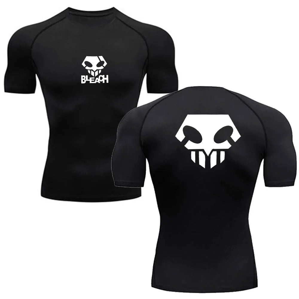 Bleach Anime Compression Shirt – Men's Breathable Rash Guard Style009