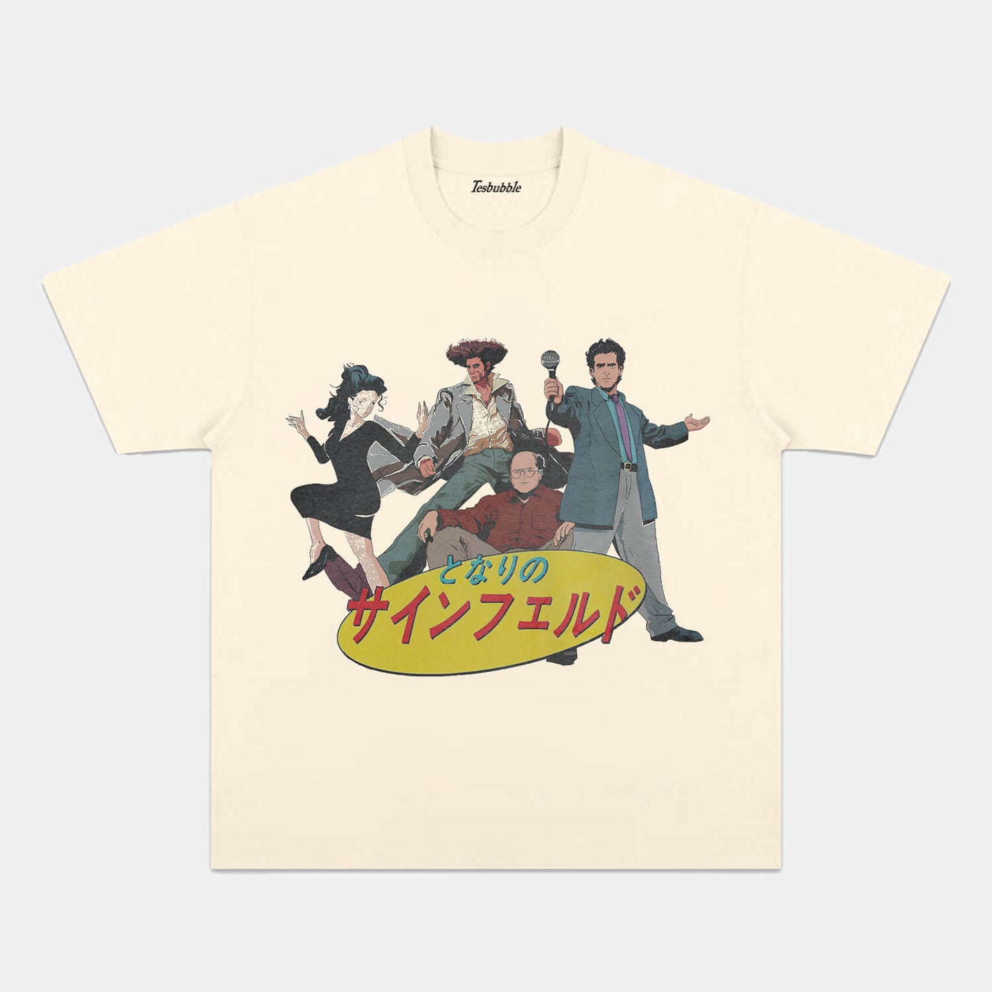 SEINFELD ANIME WHITE TEE