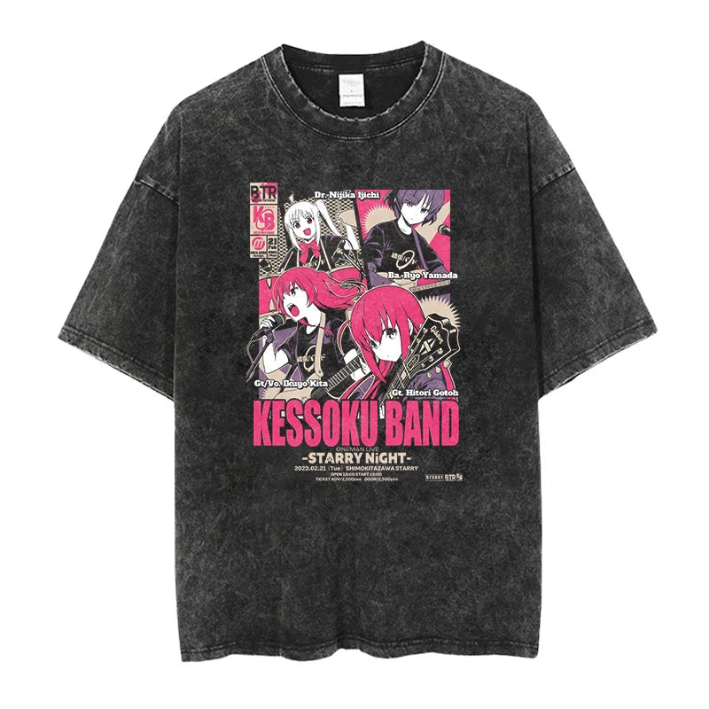 Bocchi The Rock Shirt Oversized Style Anime Shirt Style004