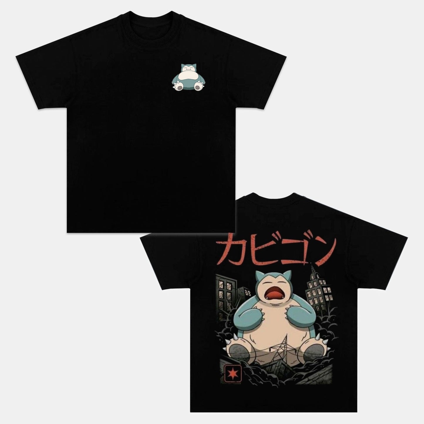 SNORLAX UNISEX ANIME INSPIRED VINTAGE T-SHIRT丨POKÉMON