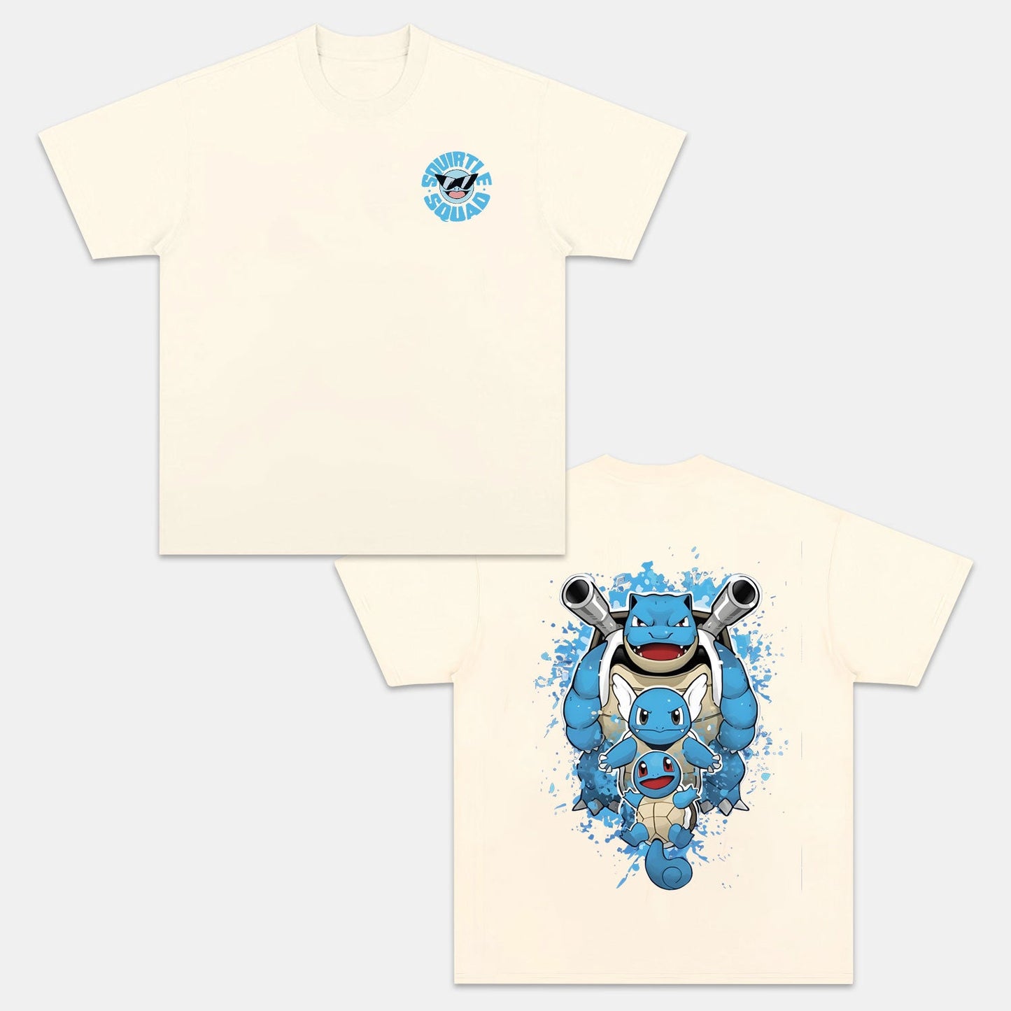 SQUIRTLE UNISEX ANIME INSPIRED VINTAGE T-SHIRT丨POKÉMON Style002