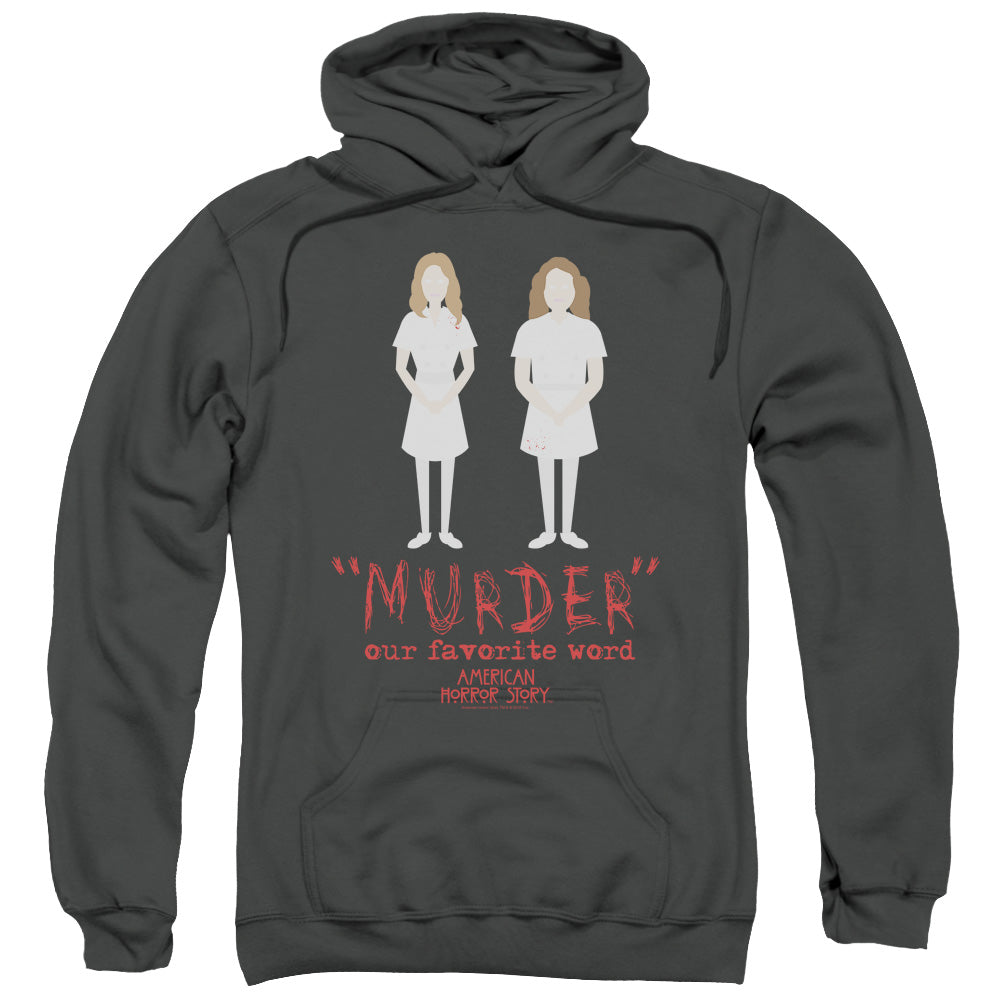 American Horror Story Murder Mens Hoodie Charcoal