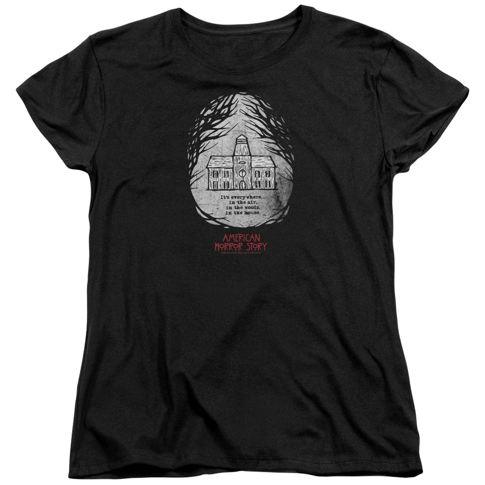 American Horror Story Its Everywhere Womens T Shirt Black