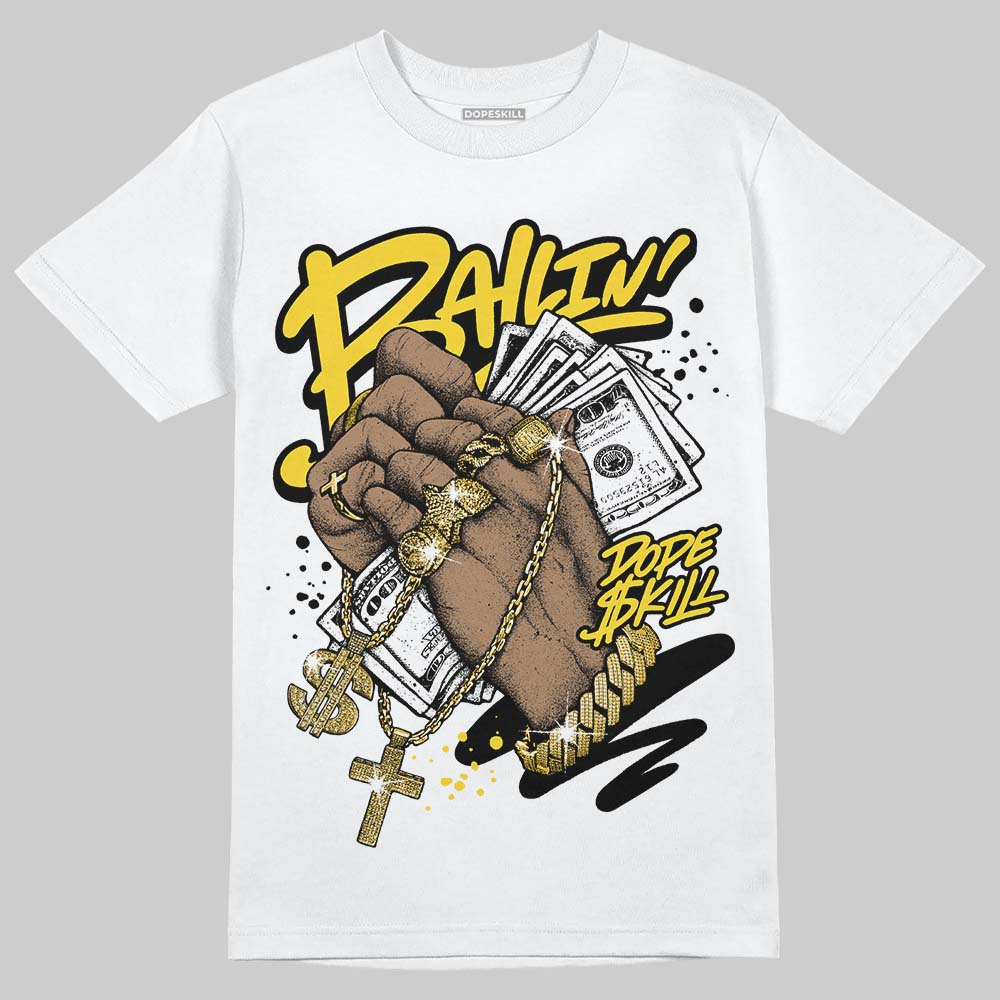 Black Tour Yellow AJ 4 Thunder DopeSkill T-Shirt Always Ballin' Graphic