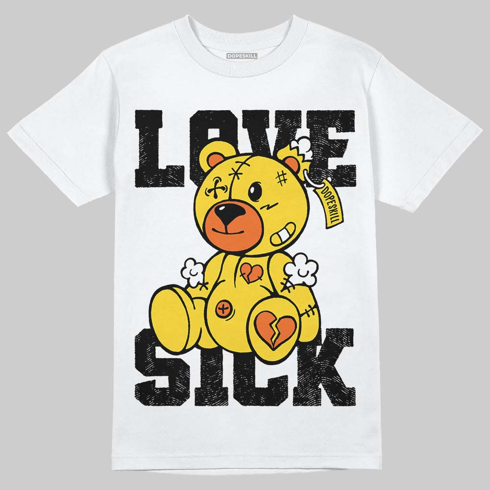 Black Tour Yellow AJ 4 Thunder DopeSkill T-Shirt Love Sick Graphic