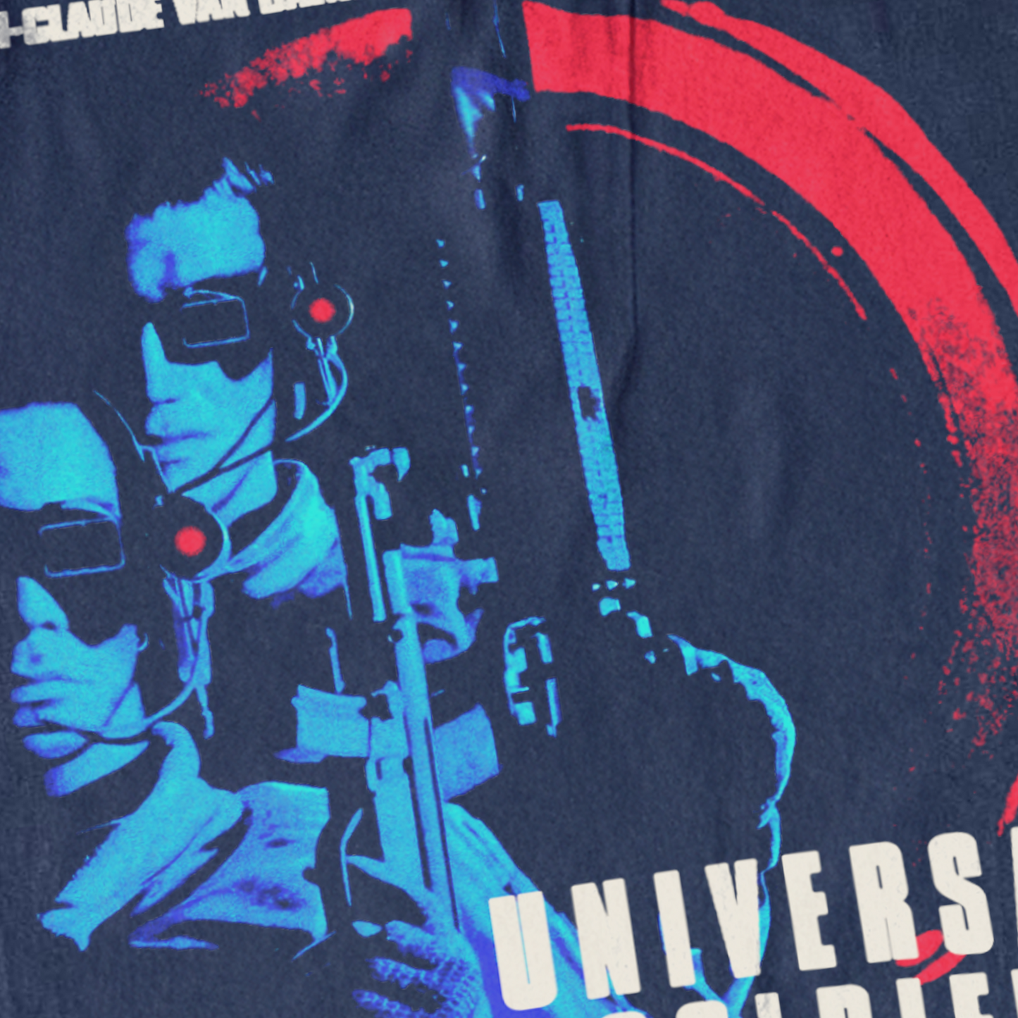 'UNIVERSAL SOLDIER' 1992 VINTAGE BLACK MOVIE PROMO T-SHIRT