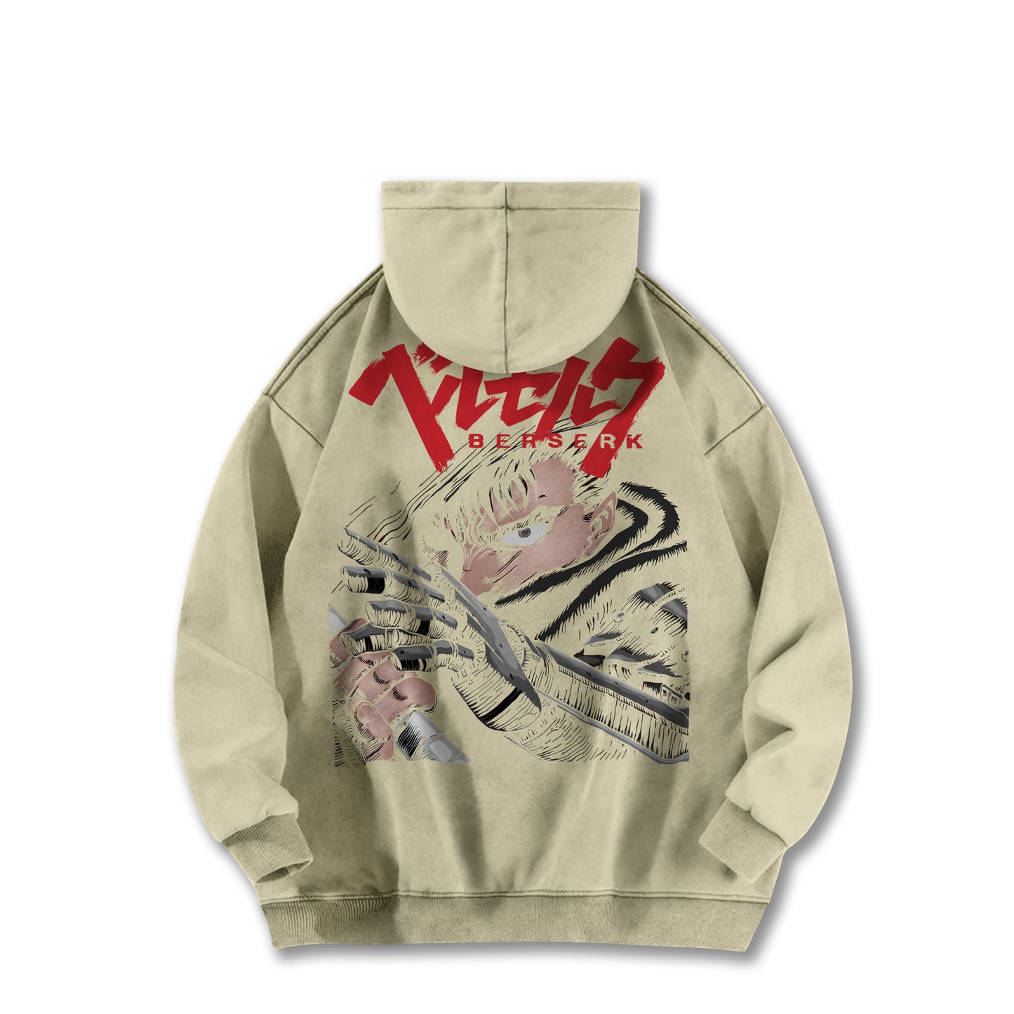 Berserk Black Swordsman V3 Vintage Hoodie