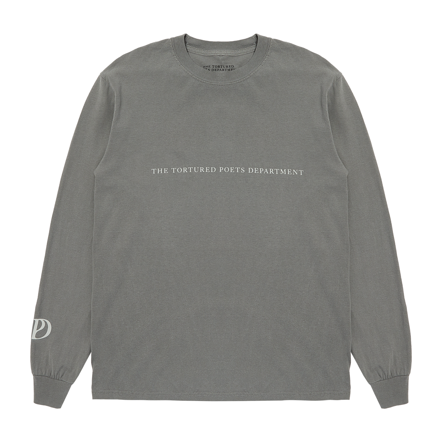 The Tortured Poets Department Gray Photo Long Sleeve T-Shirt