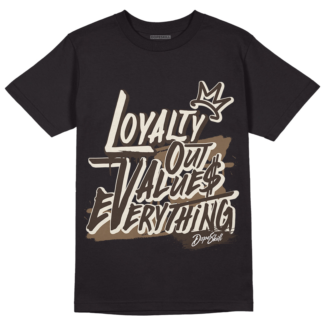AJ 1 Low OG “Reverse Mocha” DopeSkill T-Shirt LOVE Graphic