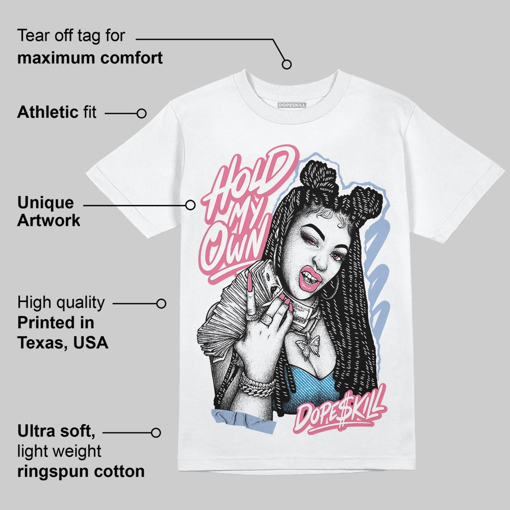 Denim Pink Glow 3s DopeSkill T-Shirt New H.M.O Graphic