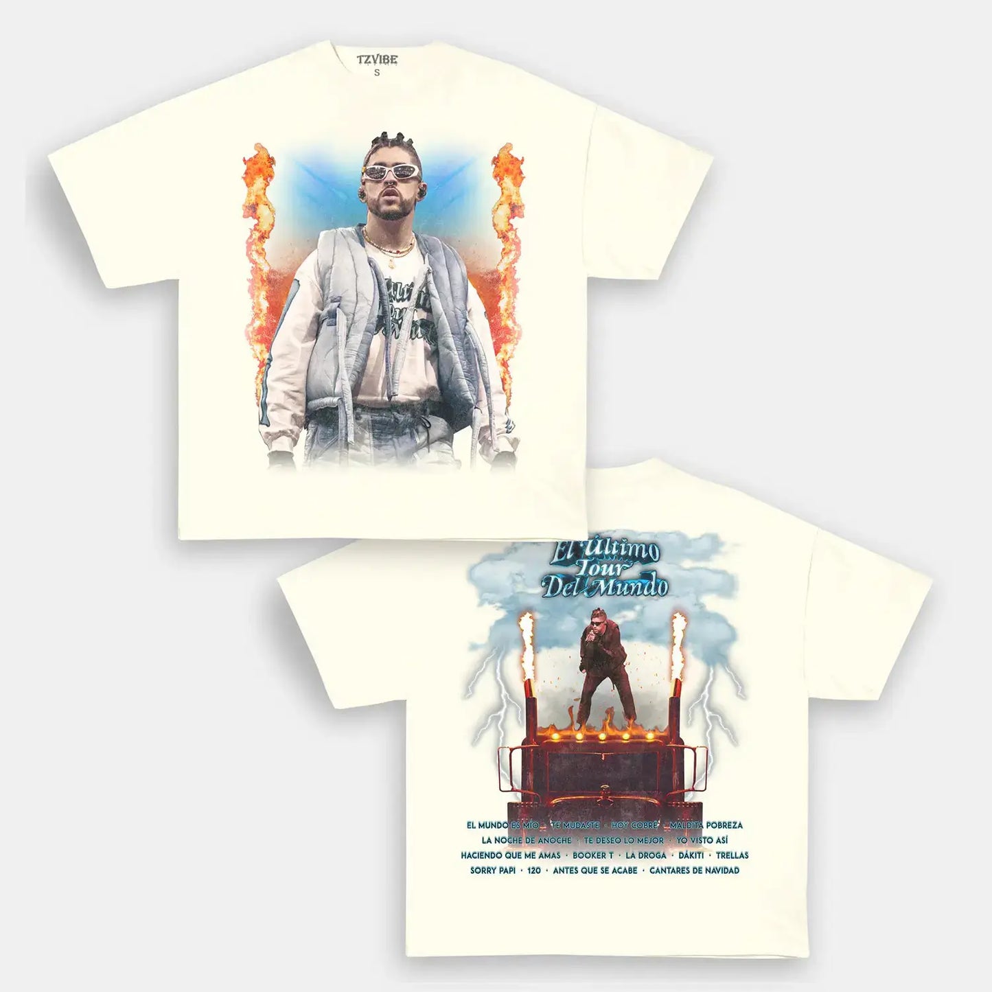 BAD BUNNY - EL √öLTIMO TOUR DEL MUNDO VINTAGE TEE