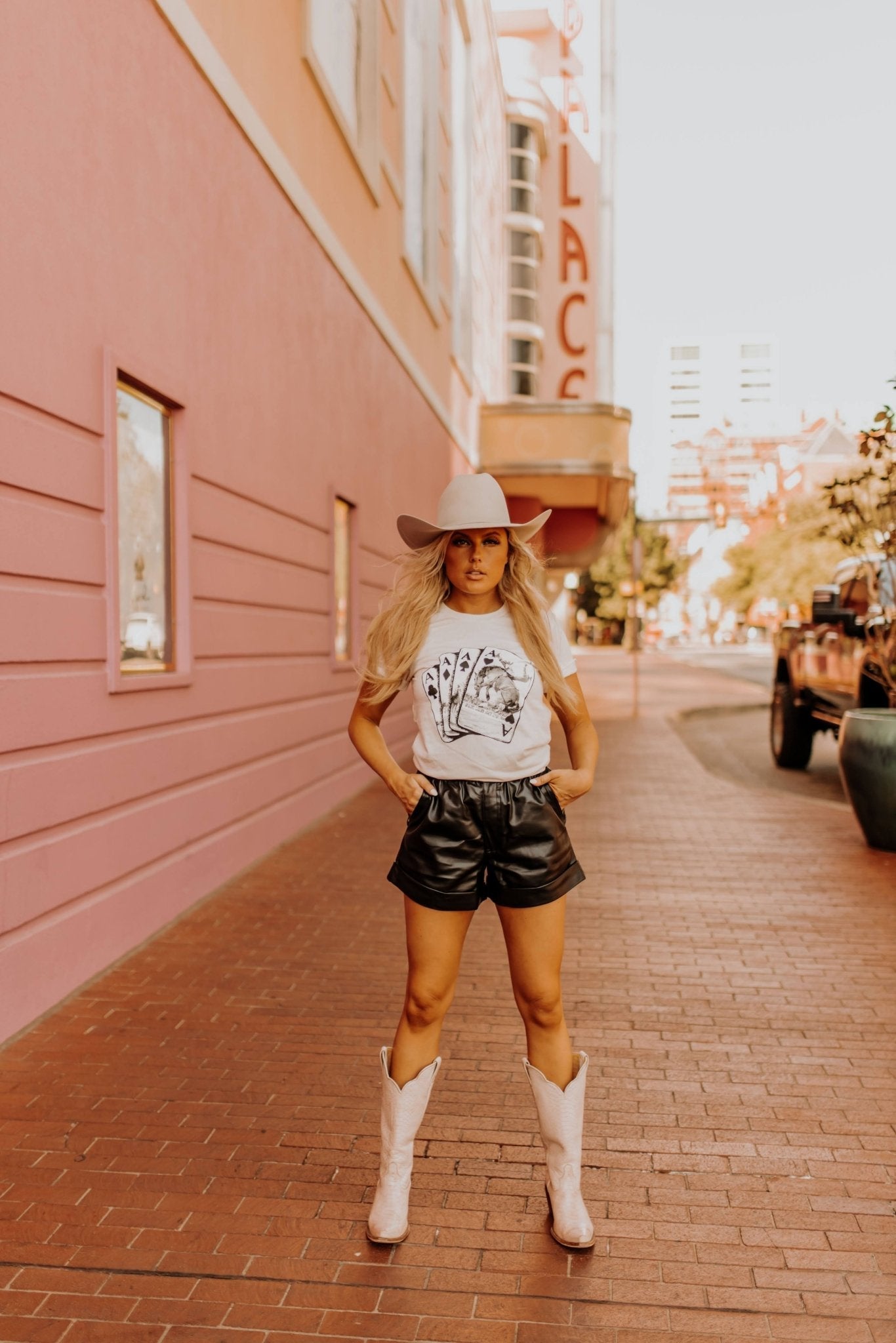 Ace of Cowboys Graphic Tee Shirt