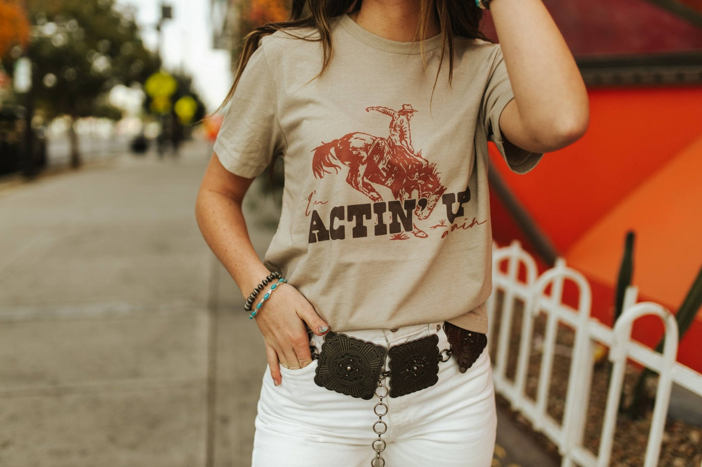 Actin' Up Again Graphic Tee Shirt